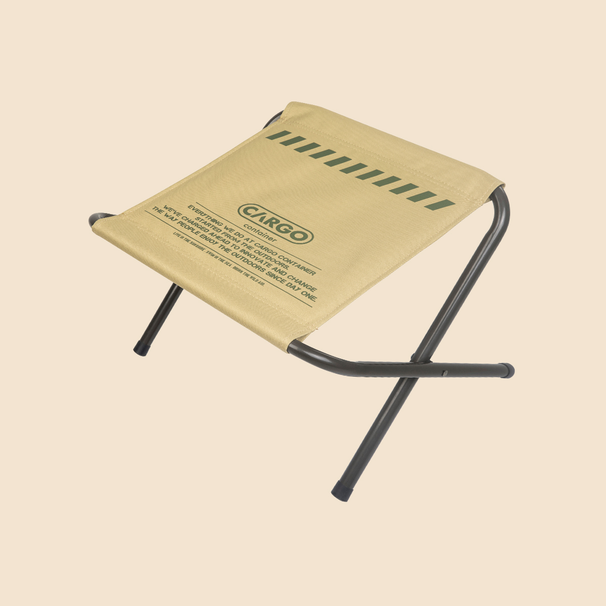 카고컨테이너 와이드 비비큐 폴딩 체어 바베큐 1+1 샌드베이지