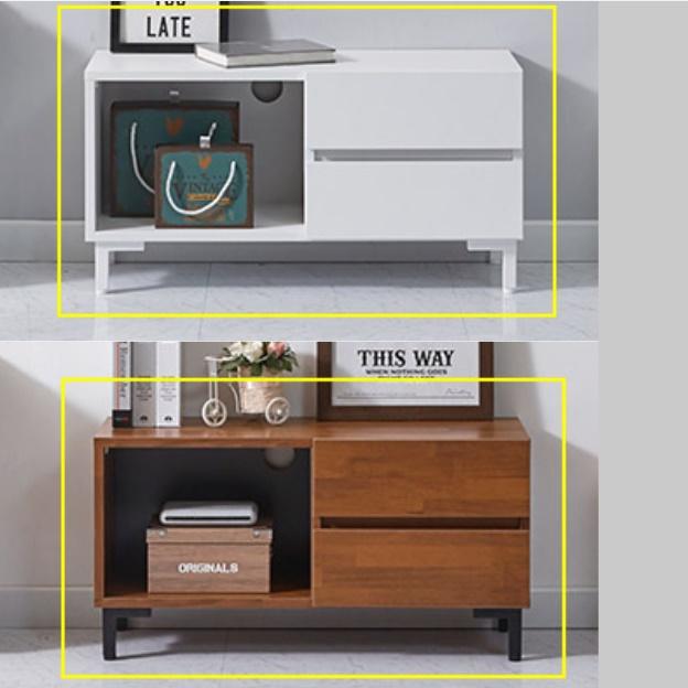 원룸 미니 모던 티비 다이 서랍장 낮은 티비장 화이트 거실장