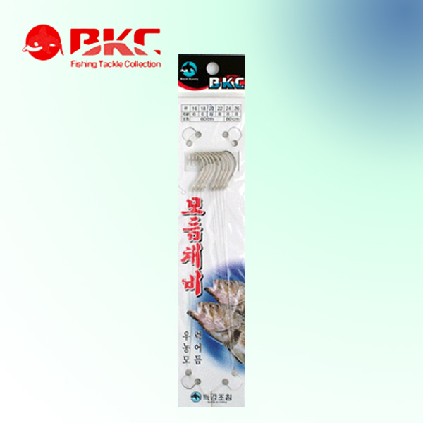백경 우럭 농어 게르치 모듬채비 세이코 묶음바늘 카드채16호 BK-409 - 상품 이미지