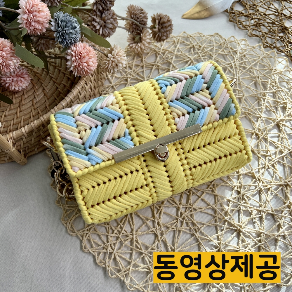 도두리 DIY 가방만들기 네트공예 망뜨개 손뜨개질 코바늘 뜨개질 패키지 키트 토리숄더백 - 상세 이미지 2