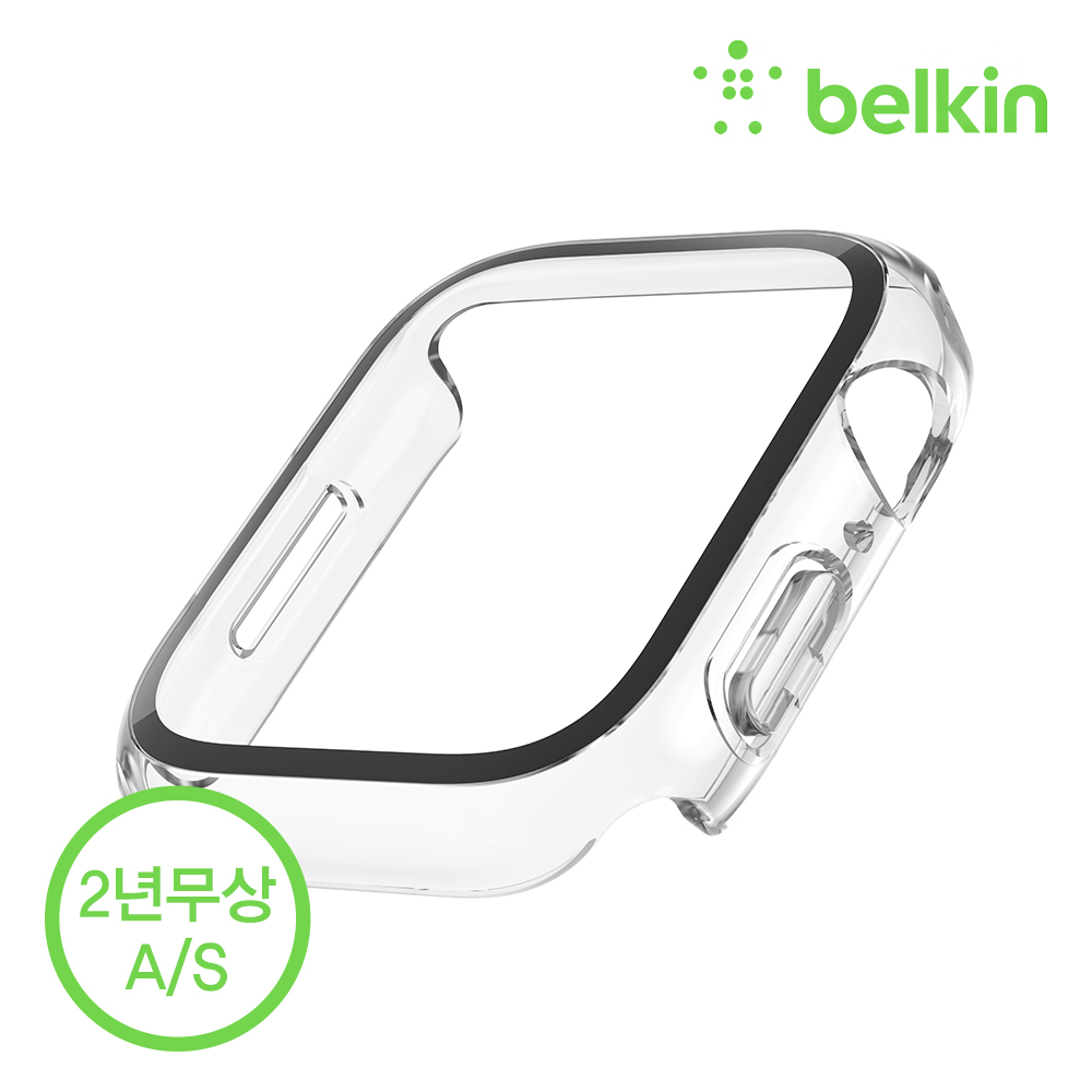벨킨 애플워치 템퍼드 커브 강화유리 + 범퍼 케이스 44mm 45mm OVG004zz 애플워치9 8 7 6 SE 5 4 호환 - 상세 이미지 5