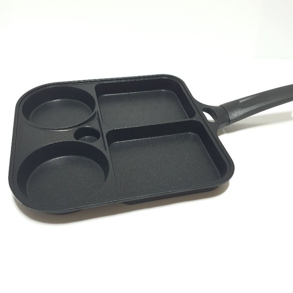 에그팬 토스트팬 캠핑 프라이팬 감성 브런치 멀티 계란후라이팬 키친아트 사각 4구