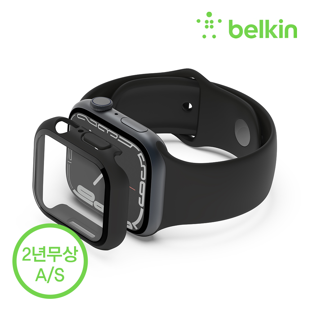 벨킨 애플워치 템퍼드 커브 강화 유리 + 범퍼 케이스 40mm 41mm OVG003zz 애플워치9 8 7 6 SE 5 4 호환 - 상세 이미지 3