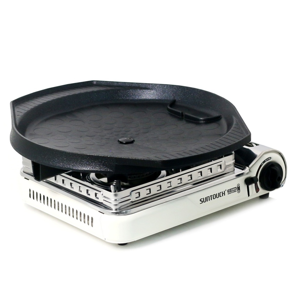 가정용고기불판 소불고기판 캠핑 전골 겸용 삼겹살 고기불판 썬터치 물방울 원형구이판 멀티팬