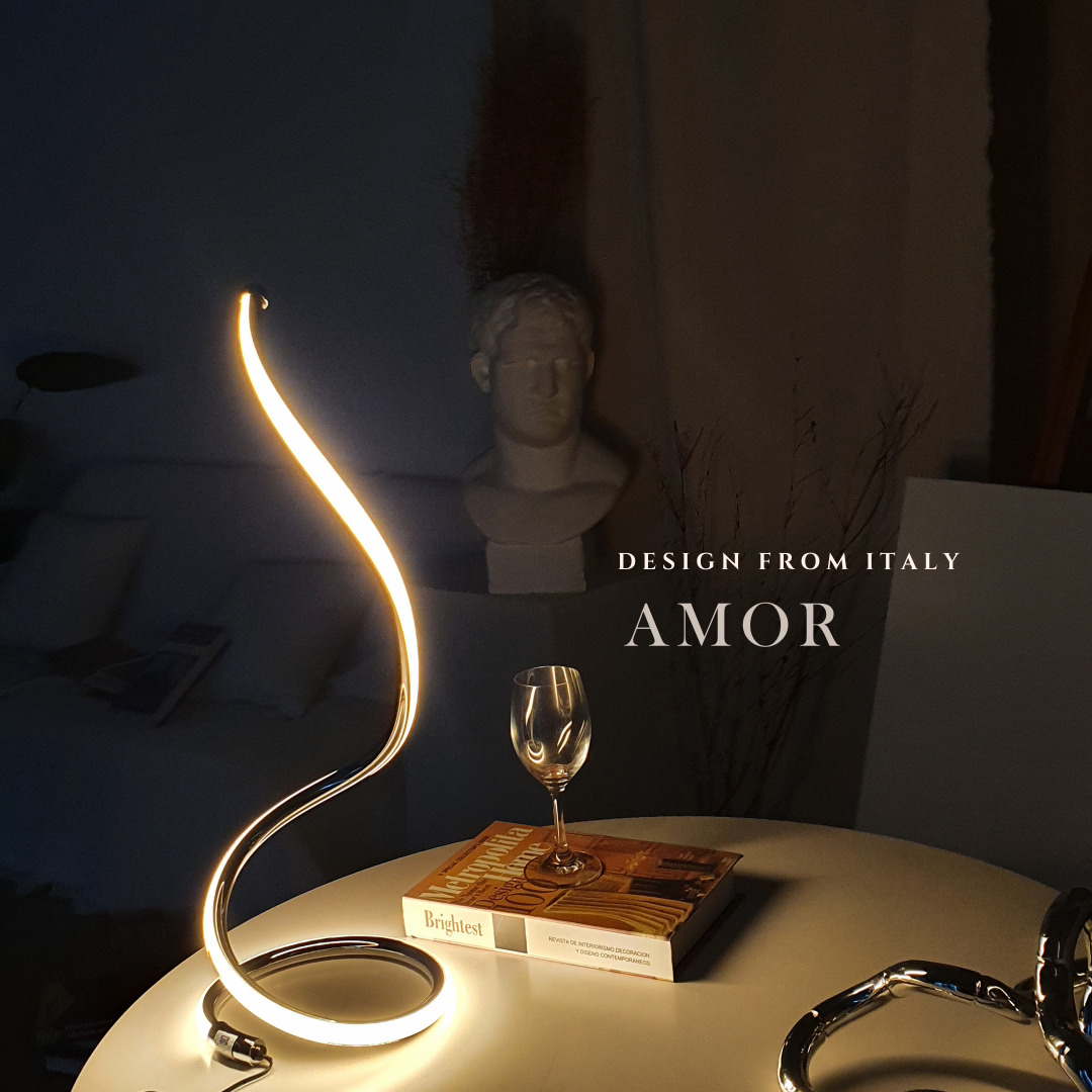 거실간접조명 특이한무드등 침대 LED 수유등 이태리디자인 명품 수입 AMOR 이미지 7