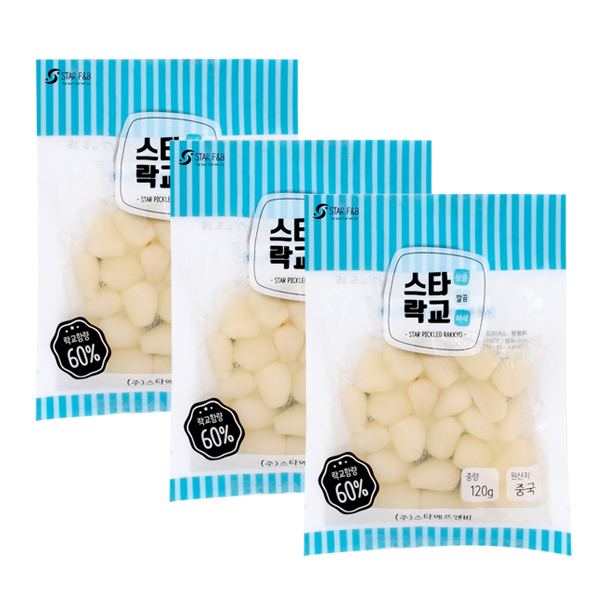 스타 락교 마늘절임 소포장 120g x 4봉지 - 상세 이미지 2