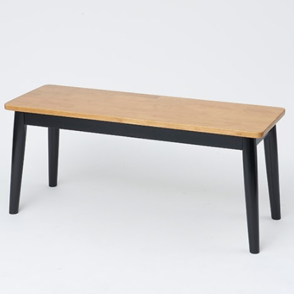 블랙 긴의자 원목 장 의자 낮은 식탁 식당용 일자의자 3인용 벤치 나무 3인 카페