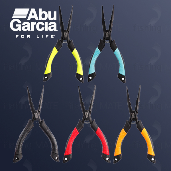 아부가르시아 컬러즈 7.5인치 플라이어 바늘빼기 라인커터 스플릿링 오프너 립그립 레드 - 상품 이미지