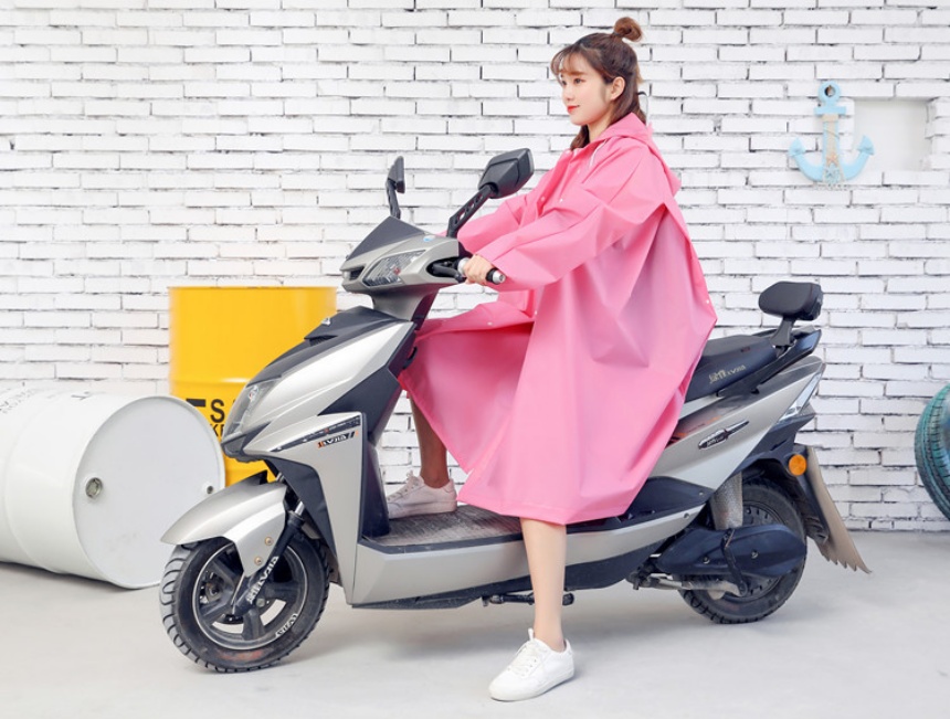 산토초이 판초우의 레인코트 비옷 남자 여자 등산용 EVA 성인용 여성 - 상세 이미지 3