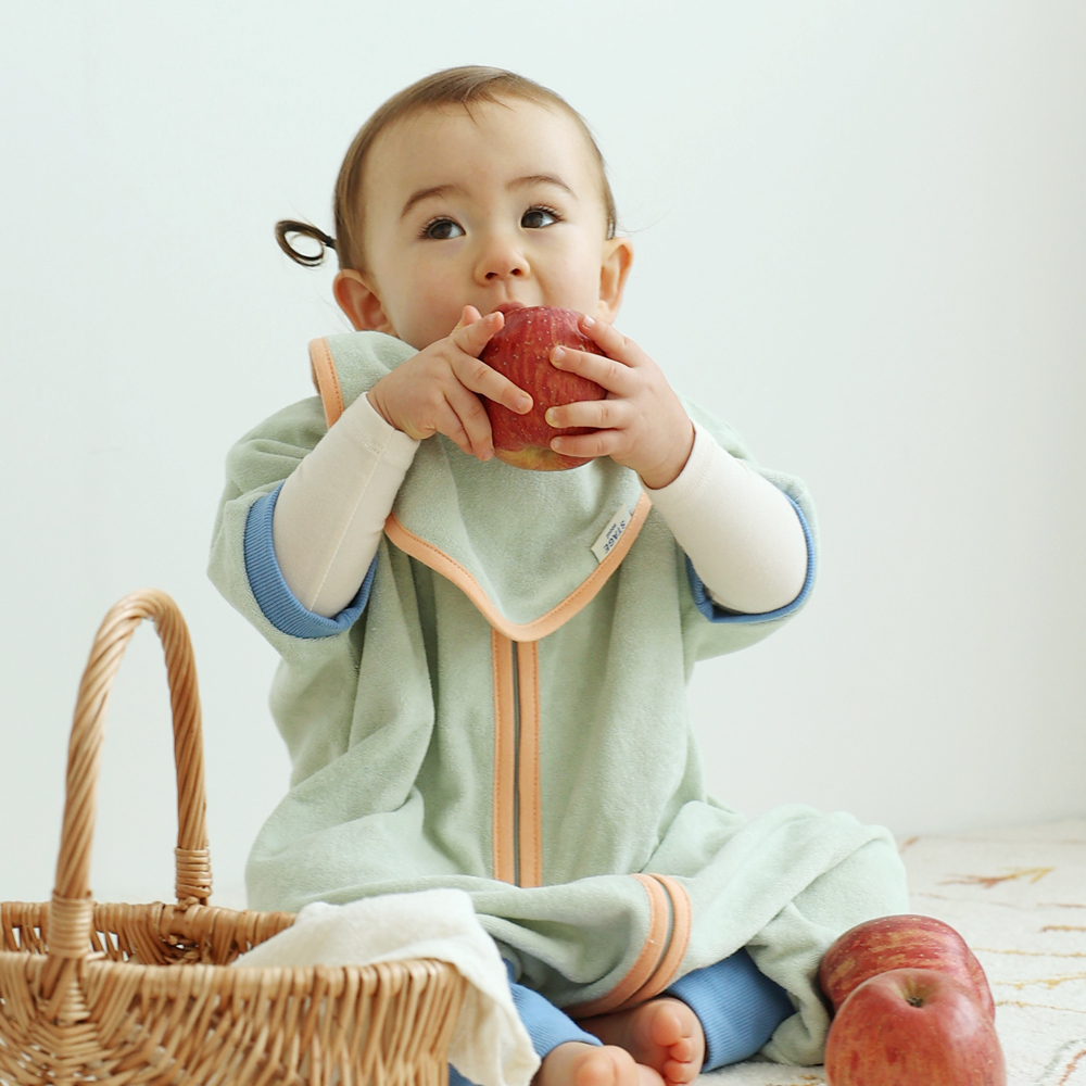 아기 침받이 턱받이 헤어밴드 오가닉 [타올빕 세트]