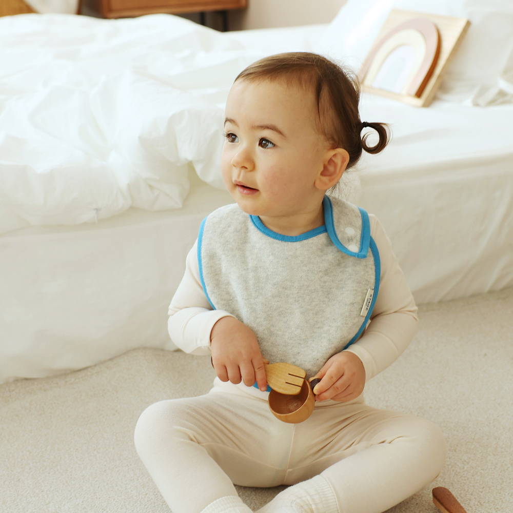 아기 침받이 턱받이 헤어밴드 오가닉 [타올빕 세트]