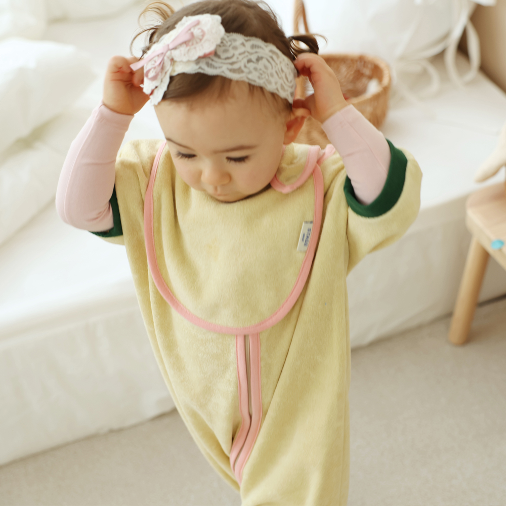 아기 침받이 턱받이 헤어밴드 오가닉 [타올빕 세트]