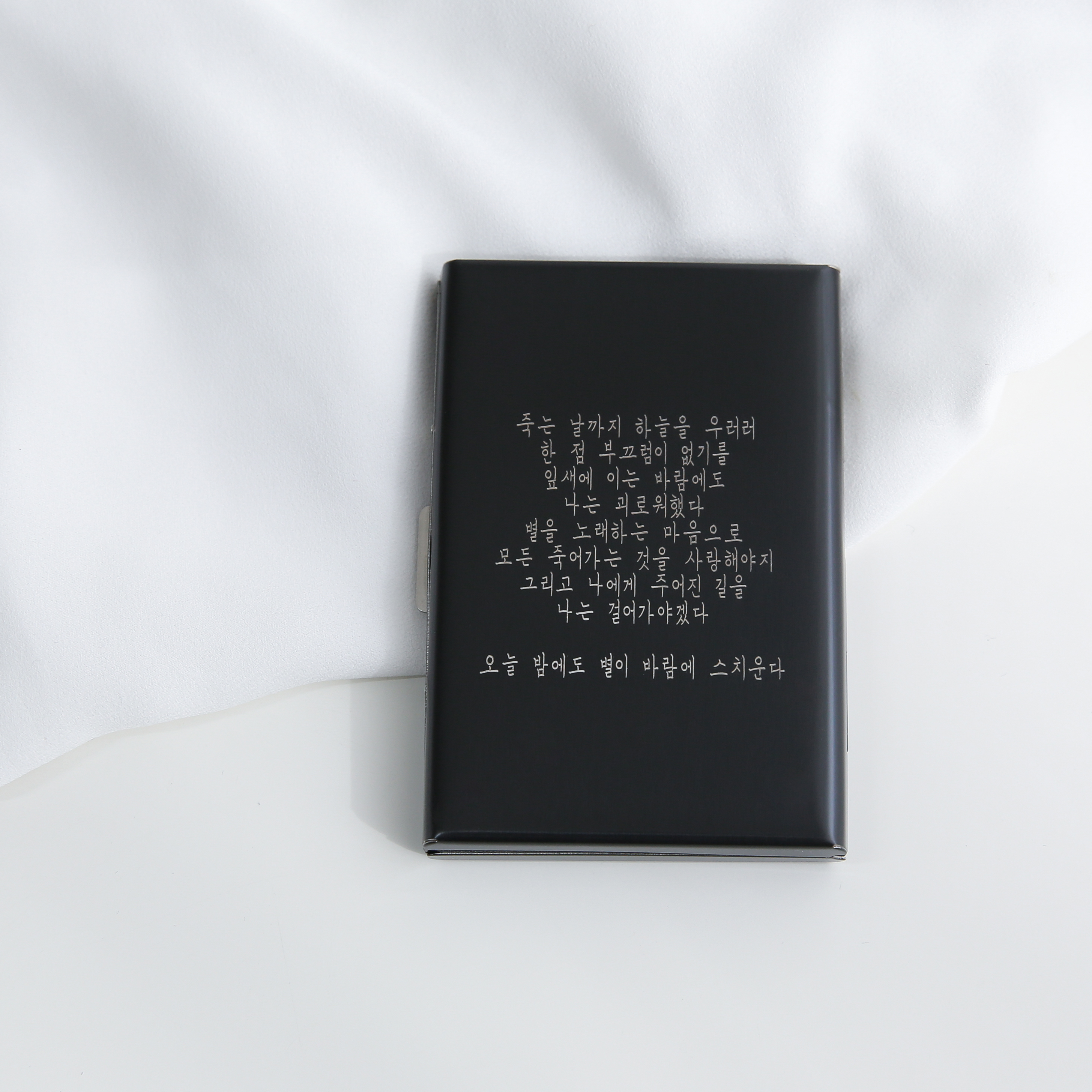 커스텀각인 심플 풀메탈 카드지갑,명함지갑 - 상세 이미지 4