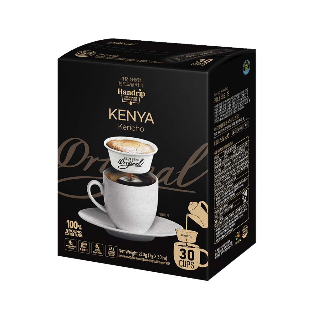 핸드립 드립커피 케냐 드립백 커피 30입 (특허받은 드립퍼) - 상세 이미지 2