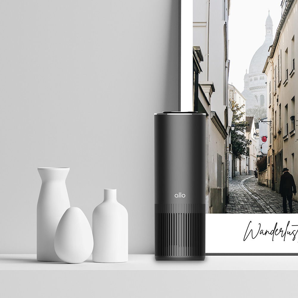 알로코리아 휴대용 무선 A8W 원룸 미니 공기청정기