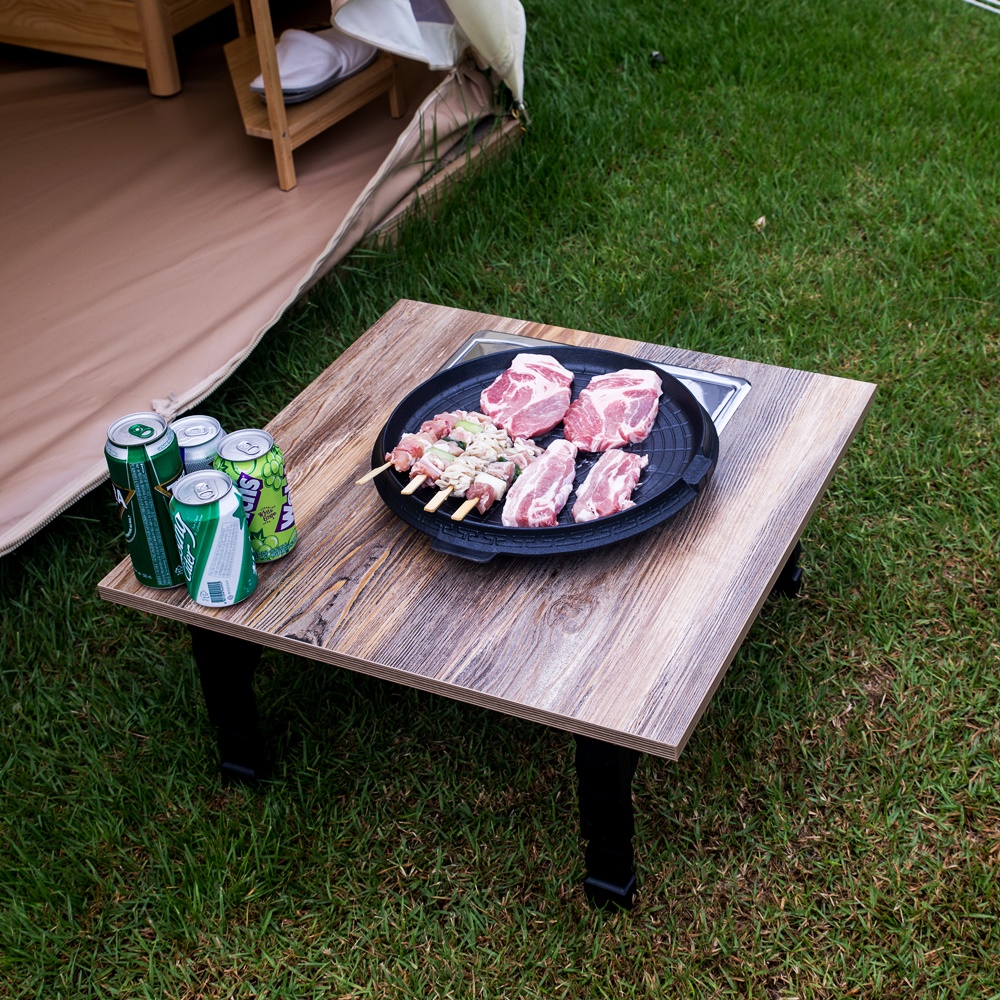 미니 가정용 불판테이블 부탄가스 고기 가스 렌지 버너 접이식 원룸 불판상