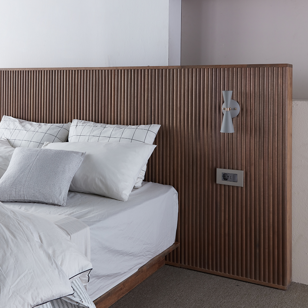 슬립퍼 아라 신혼 부부 트윈 템바보드 원목 호텔 호텔형 호텔식 침대 프레임 LK 라지킹 A타입 H150