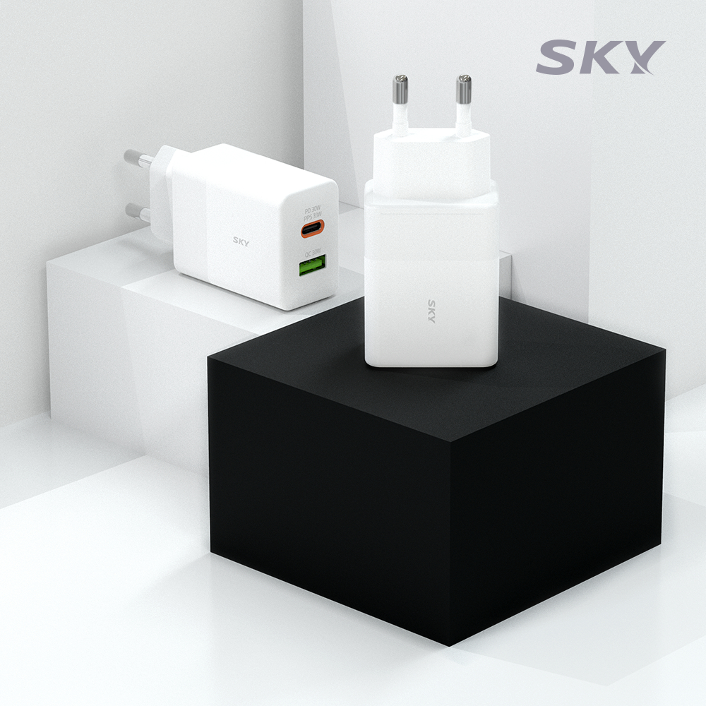 스카이 필 Q2Y 33W USB-PD, PPS, QC3.0 C타입 고속 충전 어댑터 - 상세 이미지 5