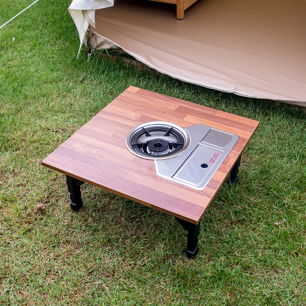 미니 가정용 불판테이블 부탄가스 고기 가스 렌지 버너 접이식 원룸 불판상