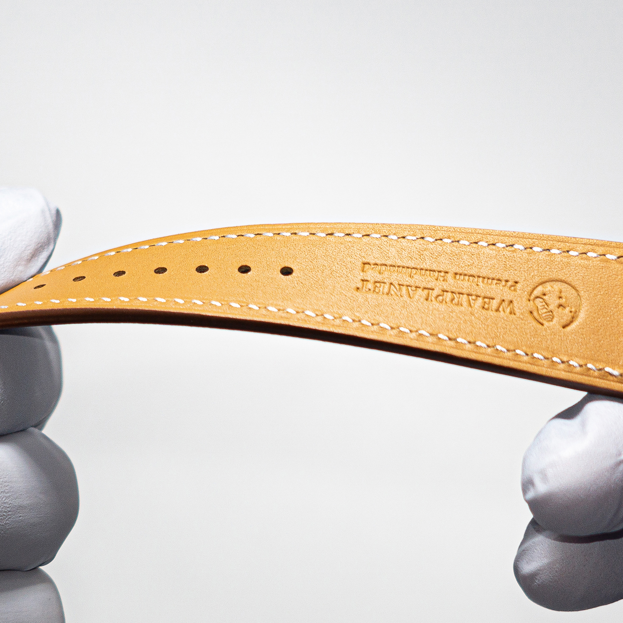 웨어플래닛 애플워치 앱송 핸드메이드 수제 프리미엄 가죽 레더 밴드 스트랩 시계 줄 - 상세 이미지 2