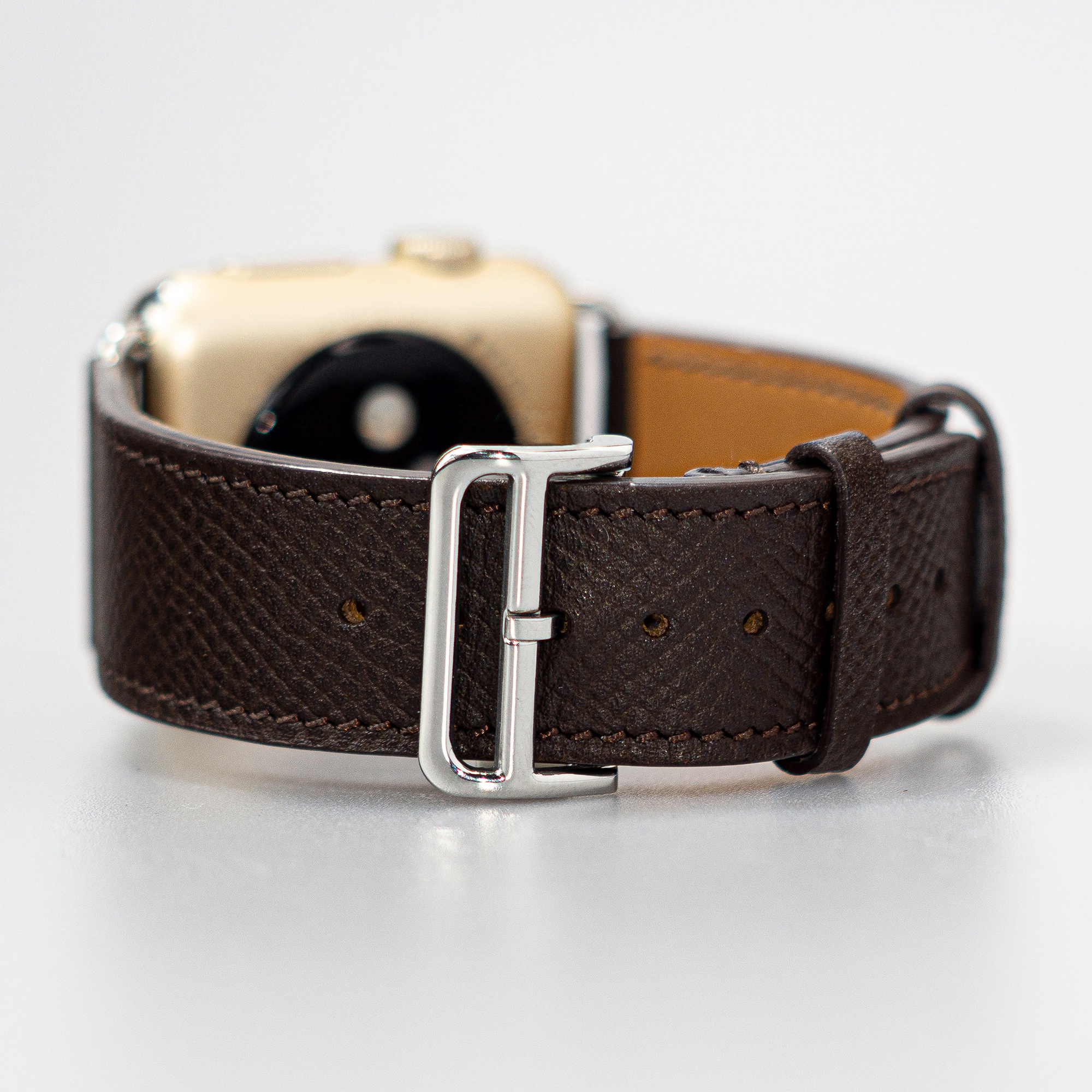 웨어플래닛 애플워치 앱송 핸드메이드 수제 프리미엄 가죽 레더 밴드 스트랩 시계 줄 - 상세 이미지 4