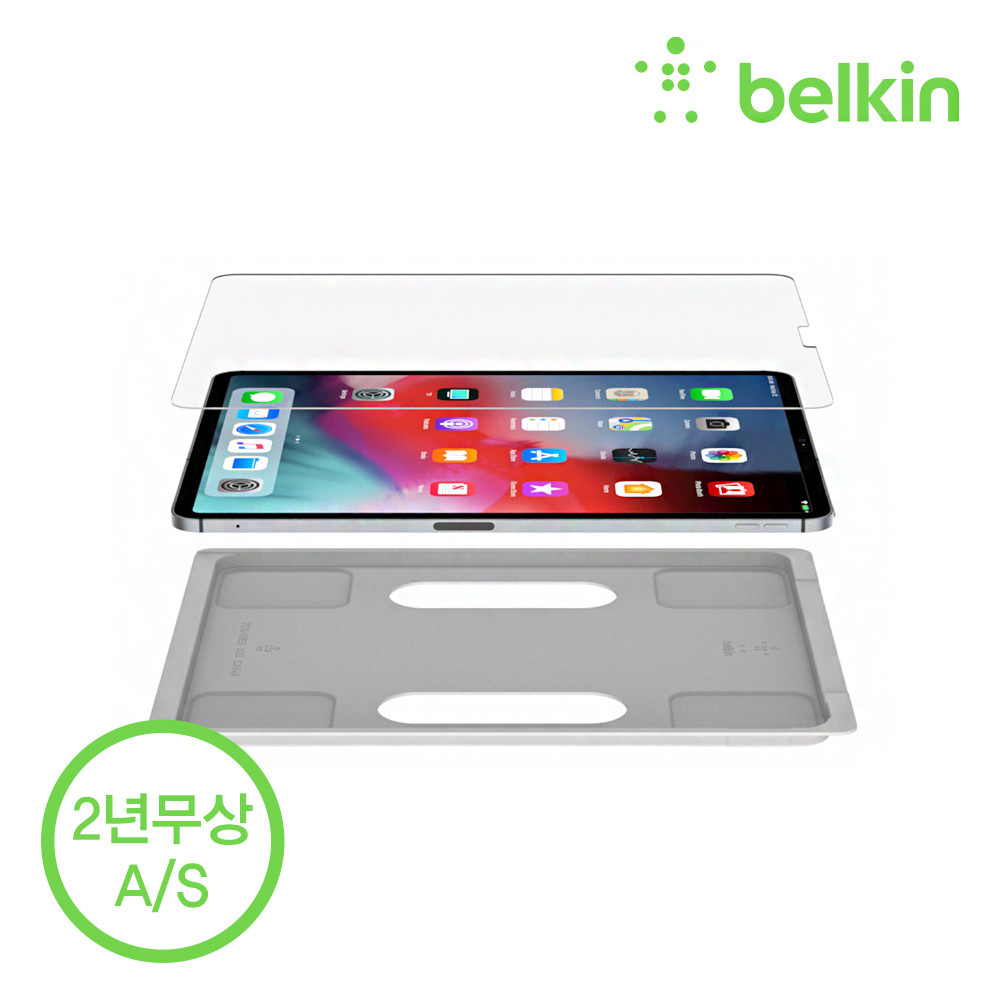 벨킨 아이패드 미니 iPad mini 7세대 6세대 템퍼드 글라스 강화 유리 필름 셀프부착 트레이 OVI003zz - 상세 이미지 2