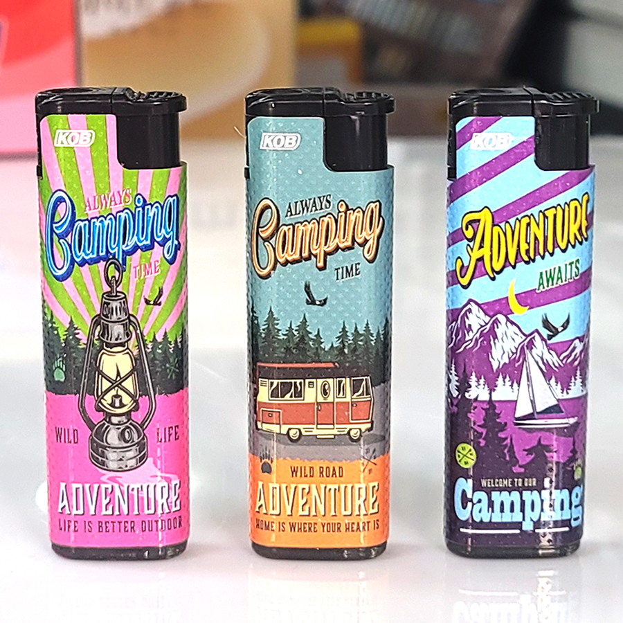 쎈 터보라이터 캠핑 등산 낚시 다용도 전자라이터 50개1BOX 편의점용