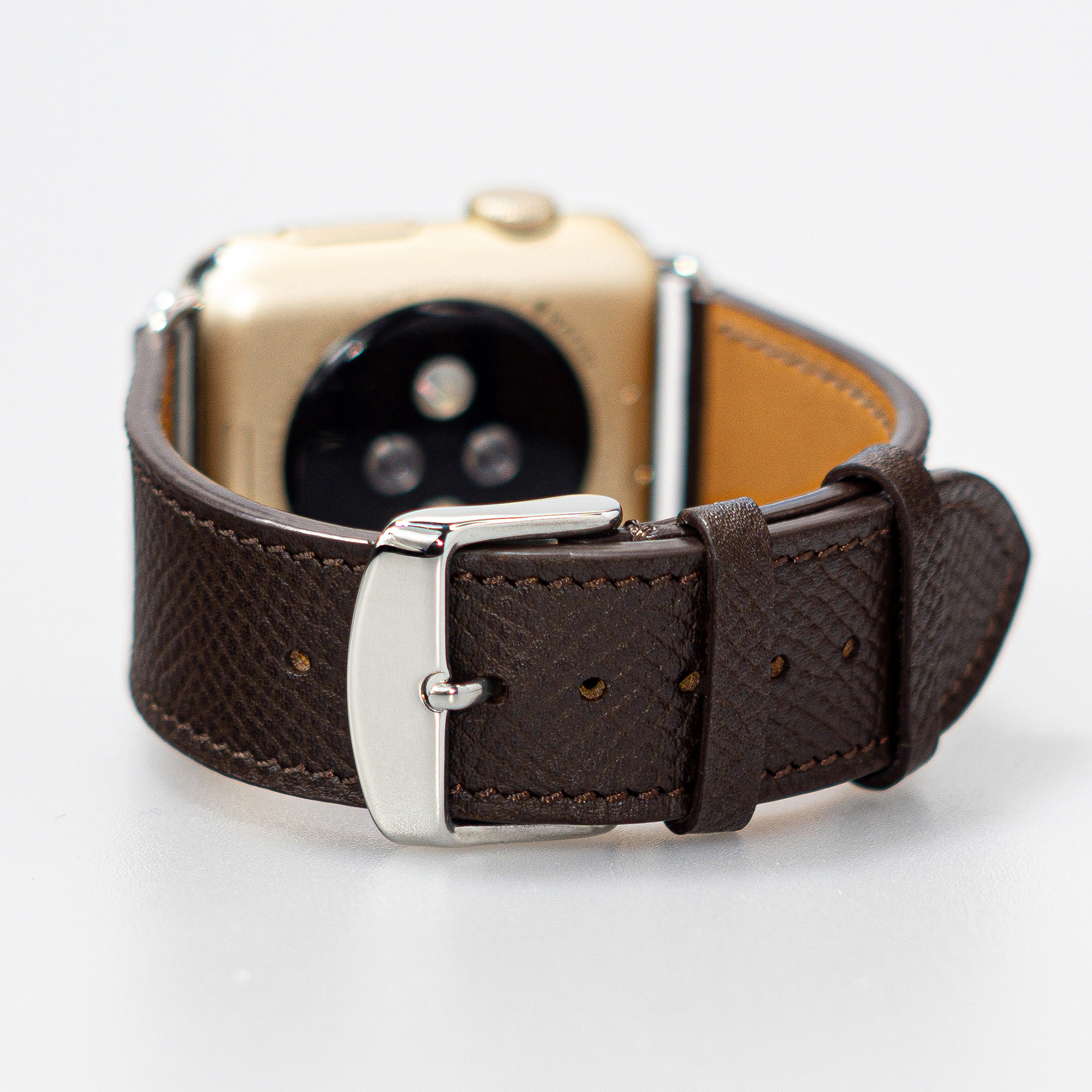 웨어플래닛 애플워치 앱송 핸드메이드 수제 프리미엄 가죽 레더 밴드 스트랩 시계 줄 - 상세 이미지 3