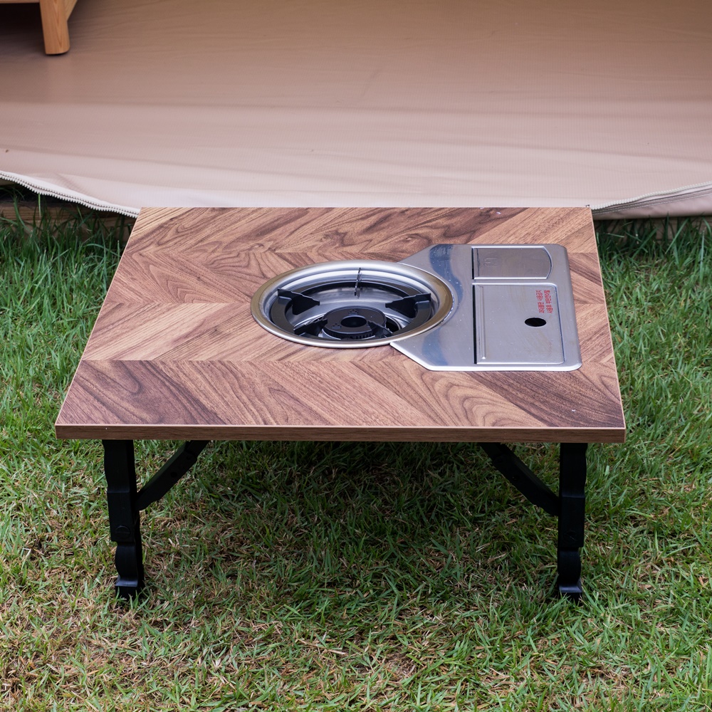 미니 가정용 불판테이블 부탄가스 고기 가스 렌지 버너 접이식 원룸 불판상