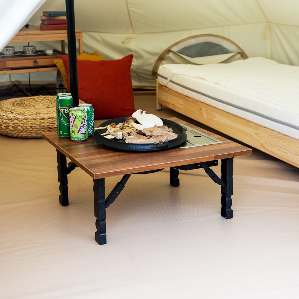 미니 가정용 불판테이블 부탄가스 고기 가스 렌지 버너 접이식 원룸 불판상