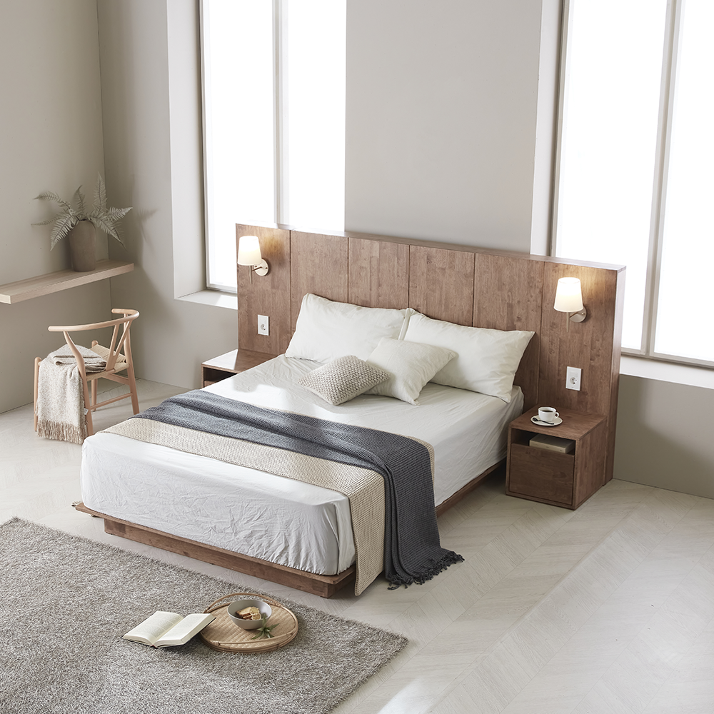 슬립퍼 하람 원목침대 트윈 신혼부부 호텔 침대 라지킹 프레임 LK