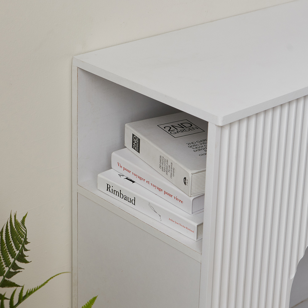 윈썸 클로버 800 아치형 콘솔 장식 선반장 벽난로 장식장 진열장 수납장