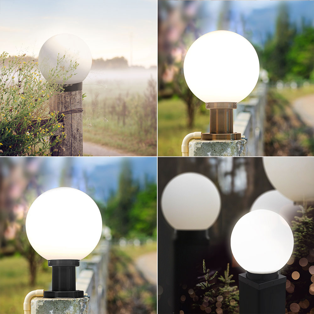 조명등 무드등 호박등 전기등 구슬조명 LED 전기가로등 휀스 테라스 데크 PL받침 15호