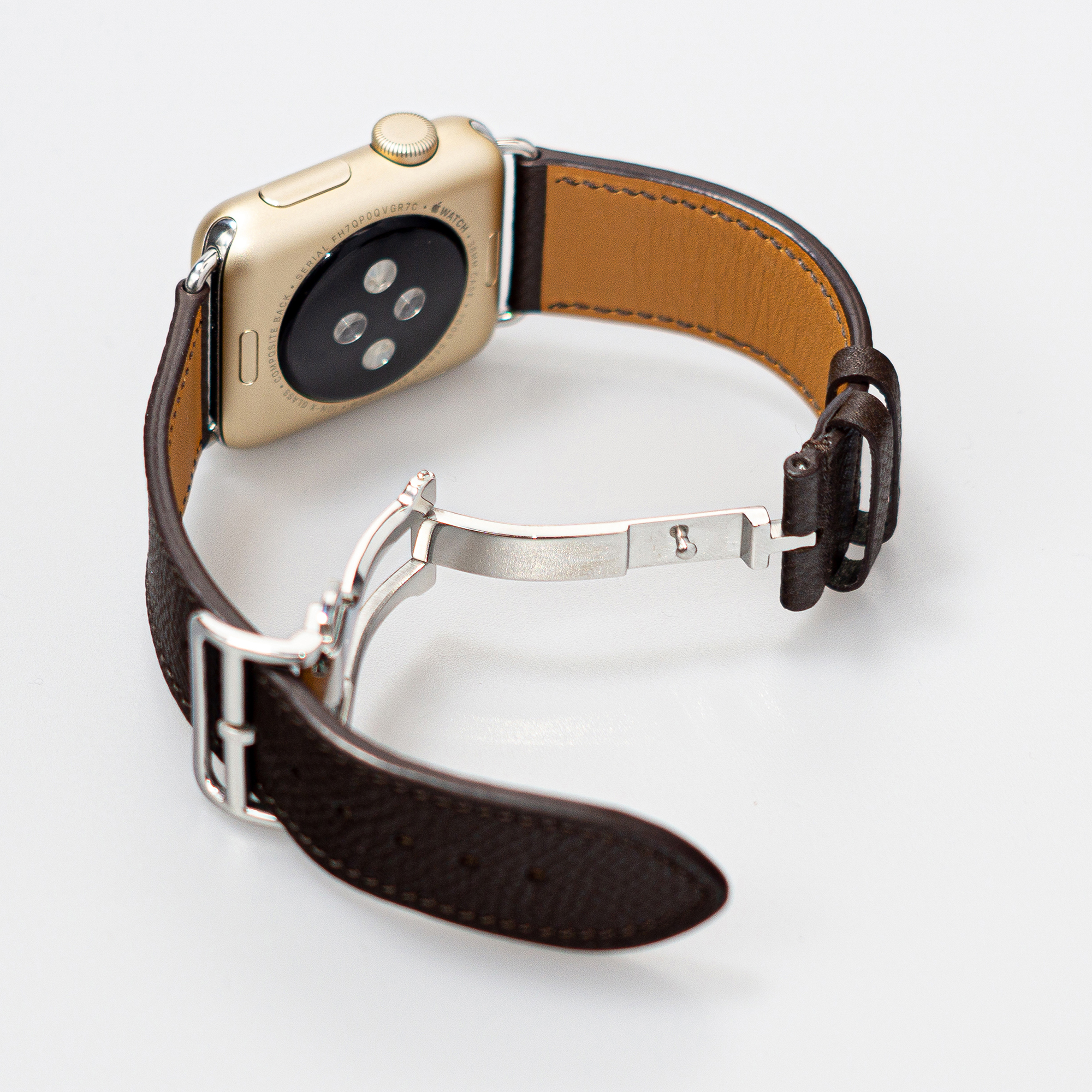 웨어플래닛 애플워치 앱송 핸드메이드 수제 프리미엄 가죽 레더 밴드 스트랩 시계 줄 - 상세 이미지 5