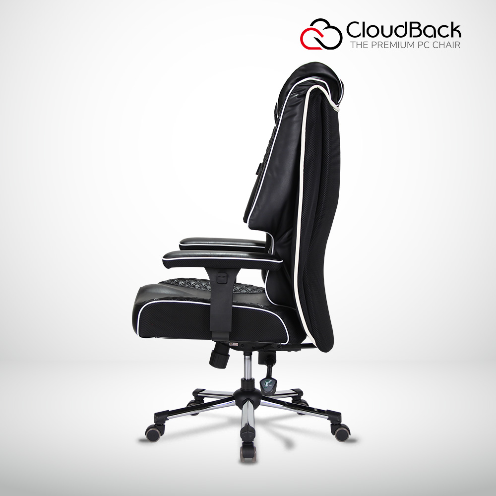 클라우드백 컴퓨터 사무용 사무실 학생 중역 편한 공부 가죽 PC방 책상 의자 T800PQ - 상세 이미지 4