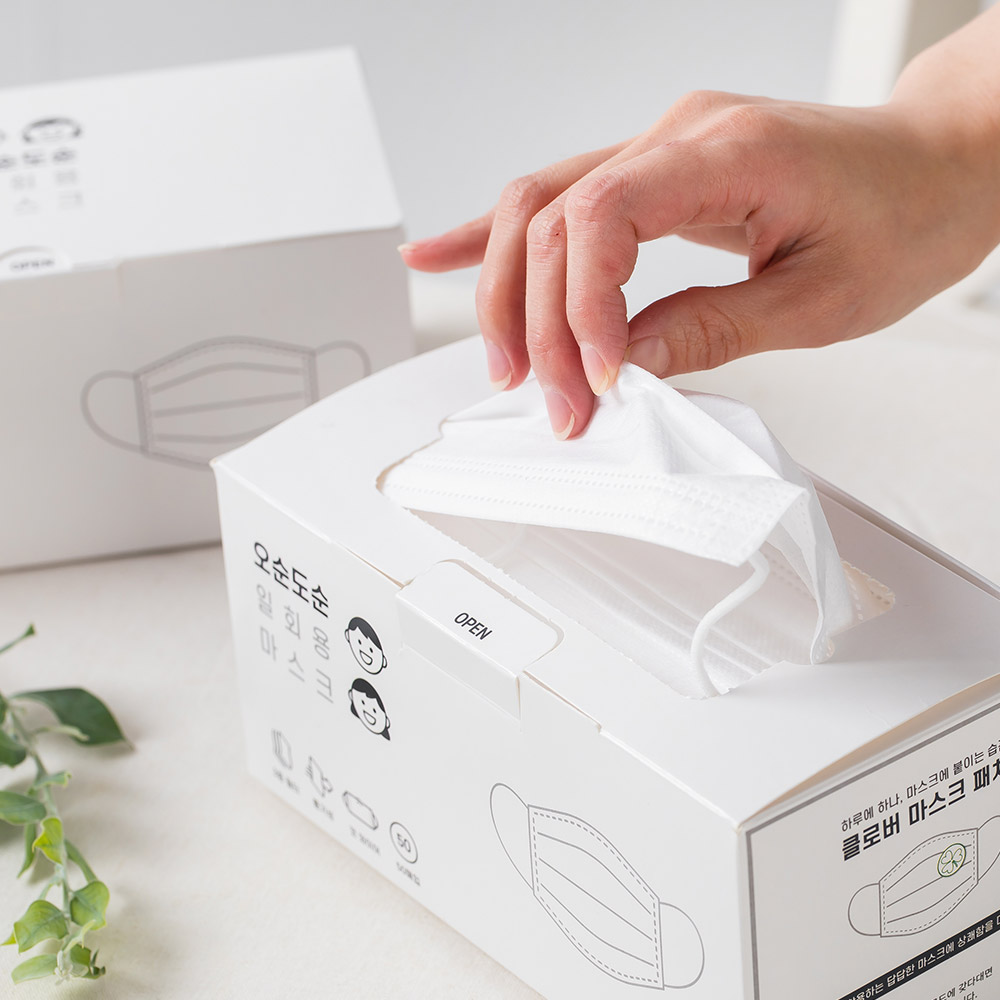 gorgo 고르고 덴탈 오순도순 마스크 일회용 3중 필터 100매