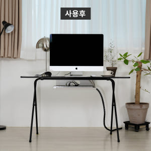 억스 멀티탭 거치대 무타공 정리함 보관함 선반 중형 실사용 후기 | 효과 있을까? - 상품 이미지 2