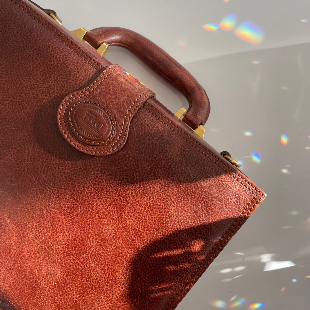 [중고]Brown square tote bag : as you like it