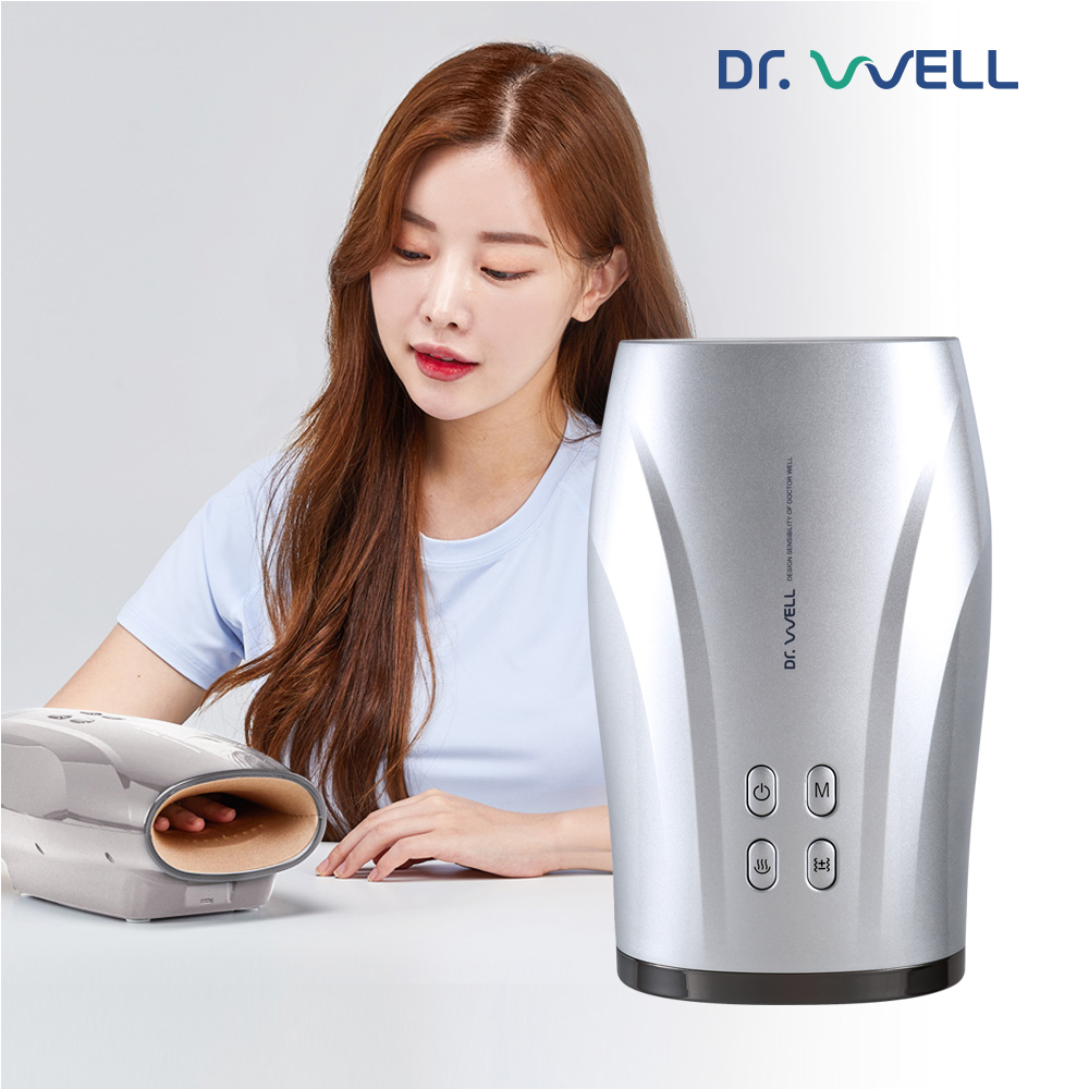 닥터웰 클래식 무선 온열 손 마사지기 DR-833 (실버) - 상세 이미지 3