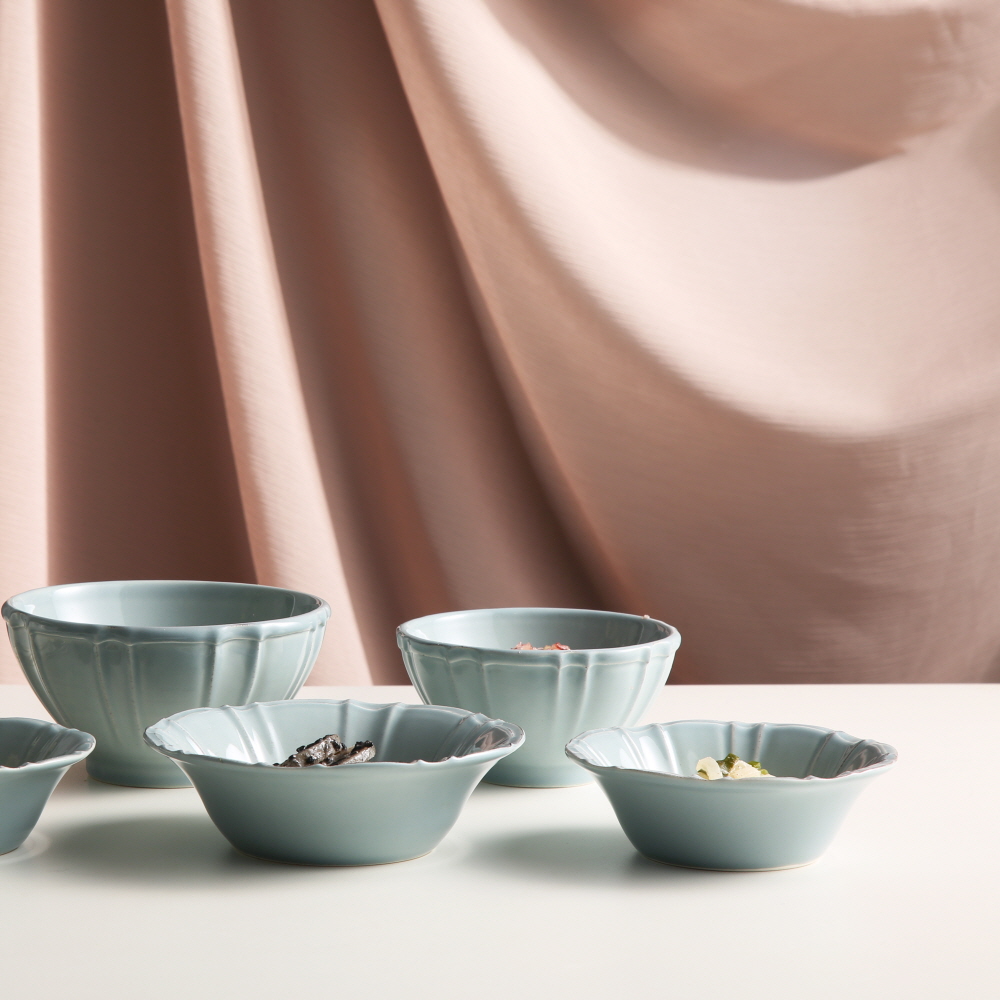 벨류세라믹 끌로에 빈티지 클래식 카페 브런치 플레이트 / 구프(중) 12cm - 상세 이미지 2