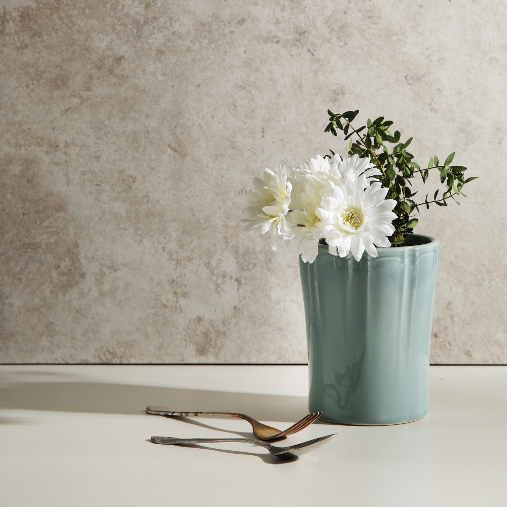 벨류세라믹 끌로에 빈티지 클래식 카페 브런치 플레이트 / 수저통 11cm