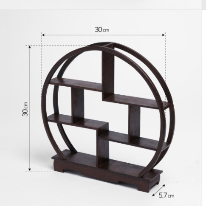 엔틱 작은 소품 미니 나무 커피잔 빈티지 인테리어 장식장