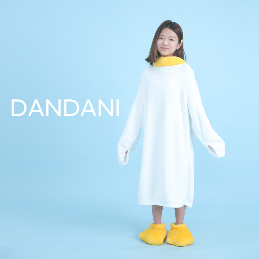 단다니 오리잠옷 극세사 동물잠옷 커플 성인 어린이 파자마 파티
