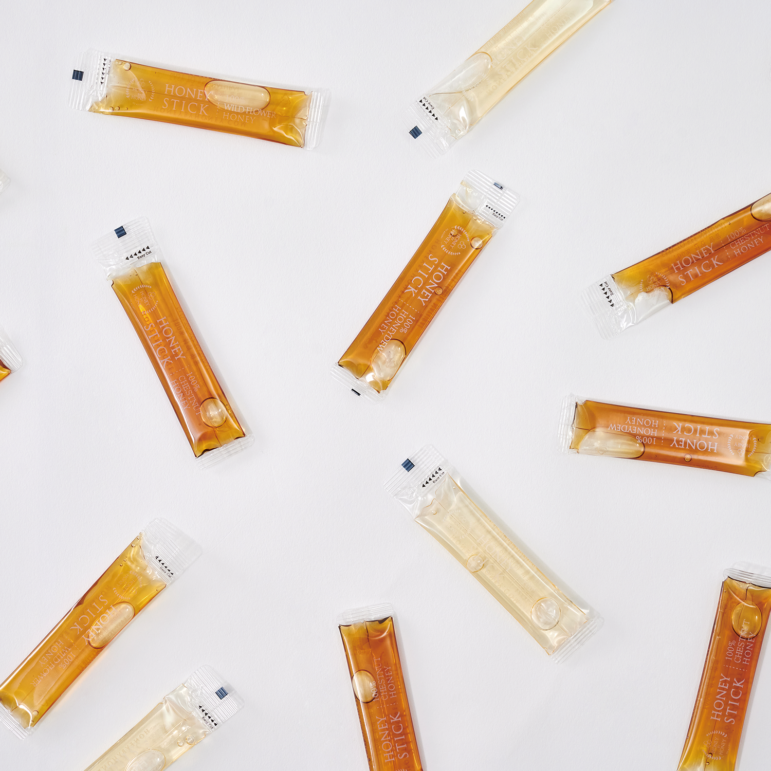 허니바이허니 국산 벌꿀 스틱 부모님 교수님 선물 세트 60포입 아카시아 야생화 밤