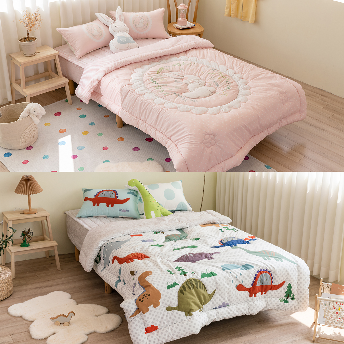 마이하우스 알러지케어 키즈 어린이 사계절 차렵이불 S/SS