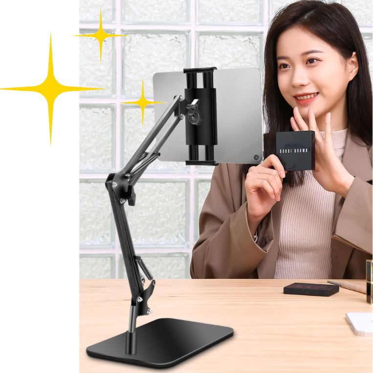 태블릿거치대 갤럭시탭휴대용거치대 암 태블릿삼각대 