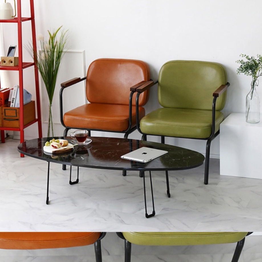 원형대리석테이블 거실용 탁자 높은 소파 테이블 접이식좌식식탁