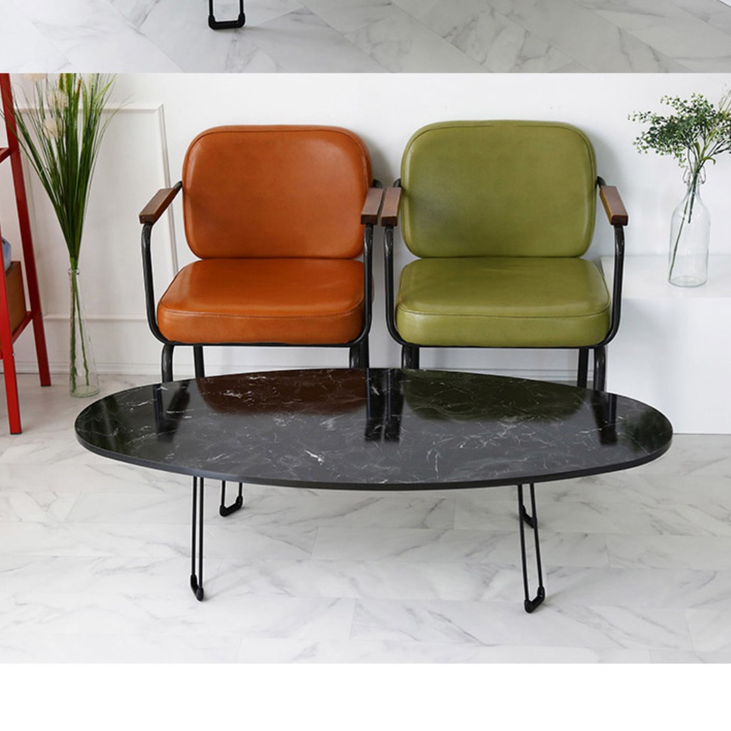 원형대리석테이블 거실용 탁자 높은 소파 테이블 접이식좌식식탁