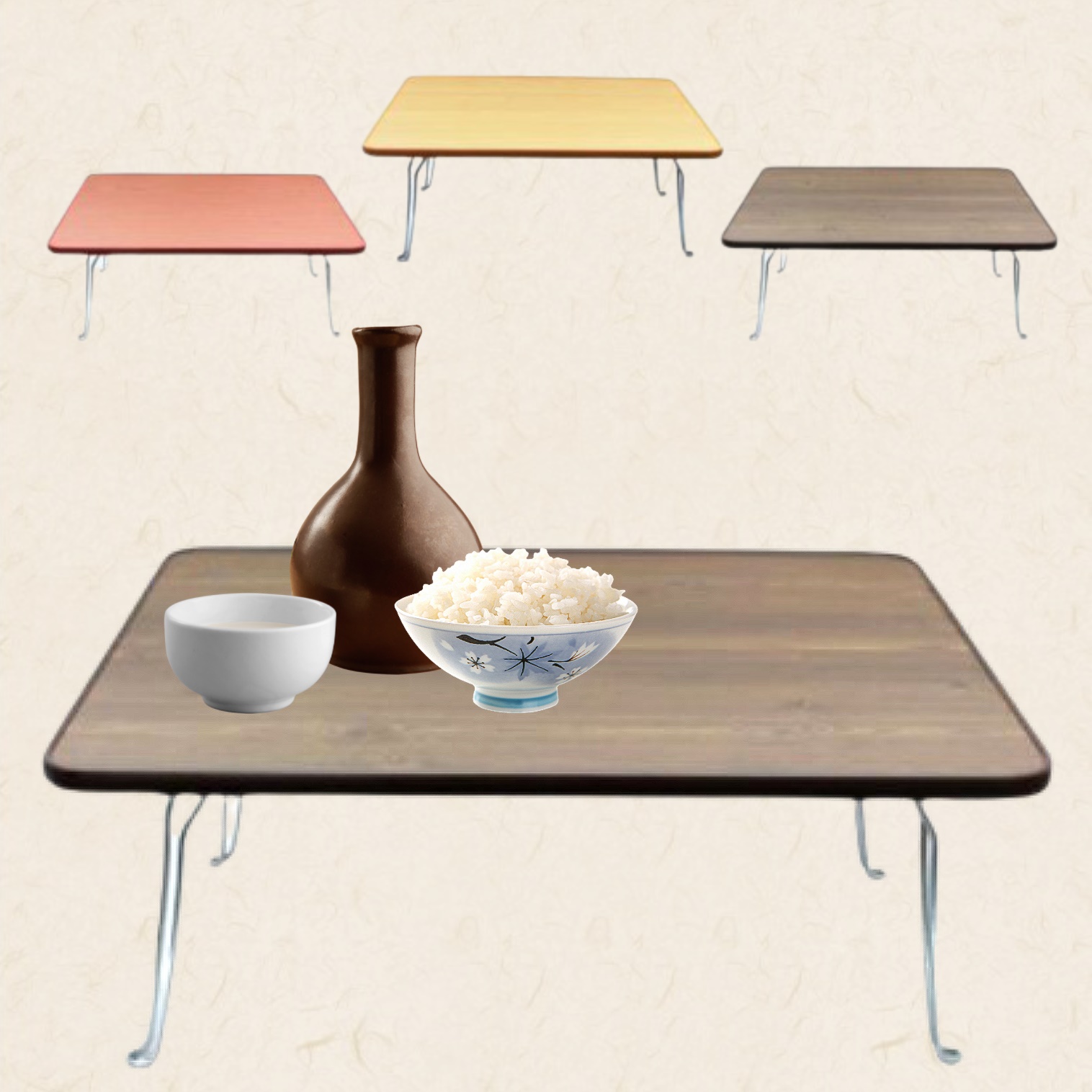 원목 접이식 좌식 책상 앉는 기도 낮은 책상 바닥 책상