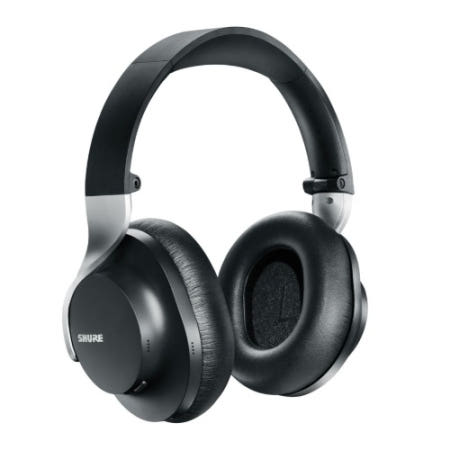 SHURE 슈어 정품 AONIC 40 무선 노이즈 캔슬링 블루투스 헤드폰 블랙 화이트